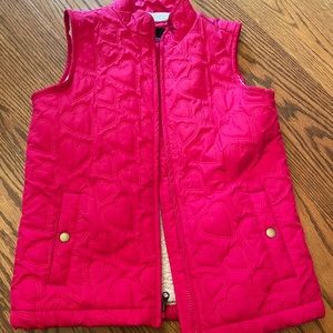 Gap Girls quilted vest with warm fleece lining. Size xl